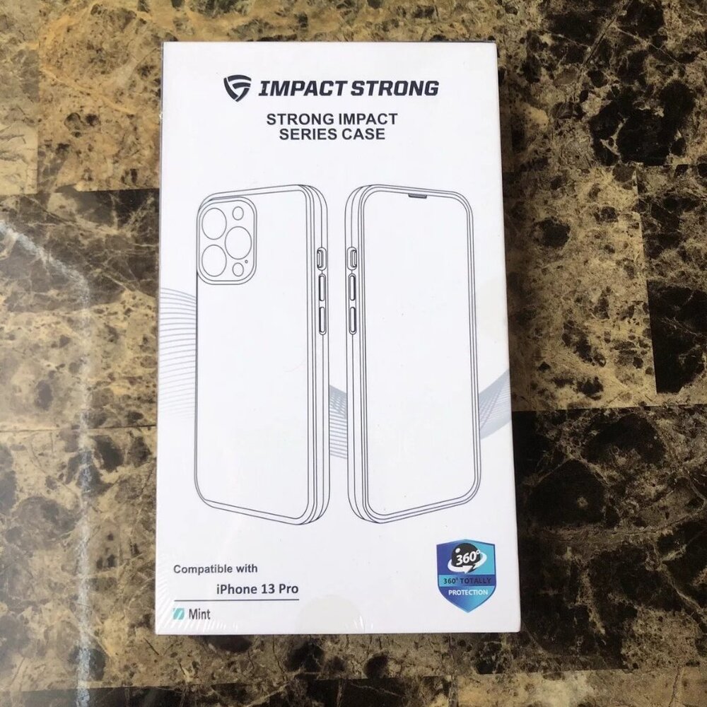 Impact Strong iPhone 13 Pro Phone case Mint Color 360 Protection NEW SEALED